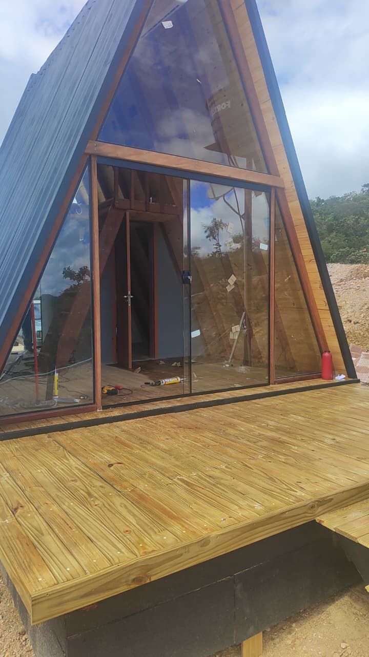 Deck e acabamento da fachada